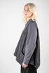 Knitted vest with geometric pattern